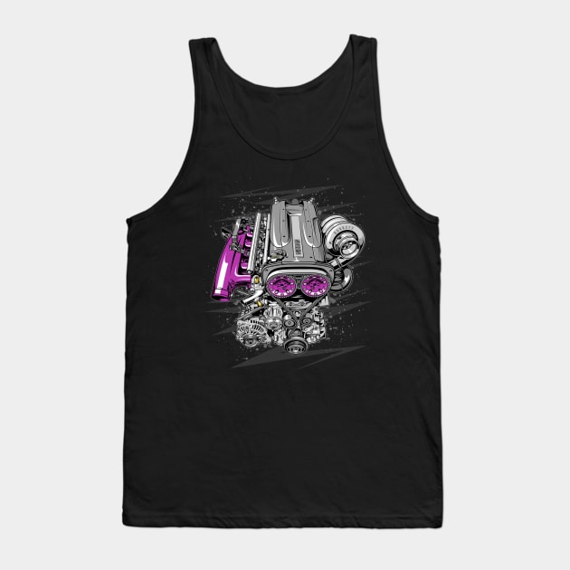 Nissan's RB26 Engine Tank Top by racingfactory